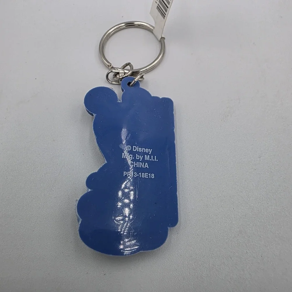 Disney Mickey Mouse Florida Rubber Silicone Keychain Backpack Hanger‎ Ring 2.5